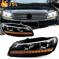 Phare avant JSL pour Passat B7, projecteur LED, lentille de projecteur, 2011-2015, version américaine, DRL avant, accessoires automobiles