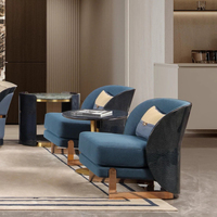Ensemble de canapés modulaires Chesterfield en cuir véritable de style moderne haut de gamme pour salon, hôtels, halls