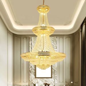 Grande e moderno Lampadario Di Cristallo Oro <span class=keywords><strong>Ingresso</strong></span> Della Luce di Soffitto Lampadario Decorazione <span class=keywords><strong>Per</strong></span> Alta Luce Luce di Soffitto Hotel Lobby - Product Image 6
