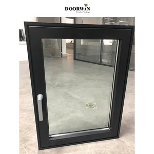 Doorwin Hot Sale Minimalism Thermal Break Aluminium Narrow And Slim Frame Energy Efficient Aluminum Casement Windows