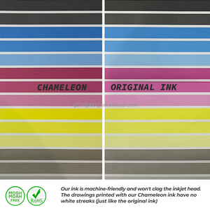 Encre à base d'huile pure <span class=keywords><strong>Chameleon</strong></span> FT 5230 compatible avec les imprimantes à jet d'encre haute vitesse Riso Comcolor S8929/S8930/S8931/S8932 - Product Image 2