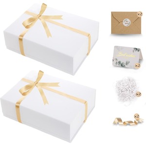 <b>Large</b> covered <b>gift</b> <b>box</b>, magnetic <b>gift</b> <b>box</b>, suitable for birthdays, weddings, Christmas <b>gifts</b>, customizable - Product Image 4