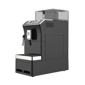 Máquina de café a vapor de leite quente, saída de café consistente e confiável, ideal para ambientes de escritório, reuniões de negócios, salões de alta qualidade