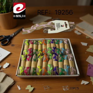 Cinta Arpillera Seven Colored Linen Rolls 20Pcs Craft Supplies - Product Image 3