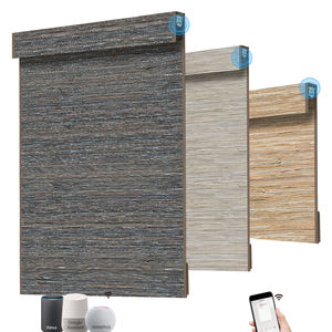 Deyi الذكية الطبيعي بمحركات الكتان الجوت المنسوجة الغابة ستائر رومانية الذكية ظلال لأتمتة المنزل - Product Image 5