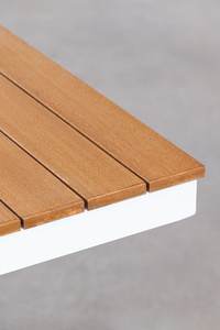 AJUNION Table de <span class=keywords><strong>jardin</strong></span> rectangulaire en aluminium bois meubles de restaurant Table à manger d'extérieur pour <span class=keywords><strong>6</strong></span> <span class=keywords><strong>personnes</strong></span> - Product Image 5