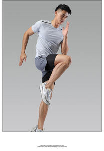 Short de sport d'été à séchage rapide pour homme Pantalon de fitness serré et respirant pour le basket-ball et la course à pied Sublimation grande taille - Product Image 4