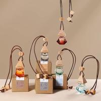 Diffuseur de voiture sans eau personnalisé en gros, désodorisant 8 ml, parfum d'huile essentielle pour voiture, ornement suspendu, diffuseur longue durée