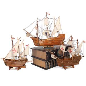 Columbus Maritime <span class=keywords><strong>Voyage</strong></span> Modèle Navires Santa Maria Pinta Nina Modèle de voilier en bois Modèle historique de grand voilier - Product Image 2