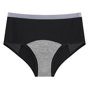 Bragas Menstruales Une Pièce Anti-Fuite Glace Soie Quatre Couches Physiologique Pantalon pour Femmes Respirant Sans Couture Organique Nylon - Product Image 2