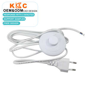 Cordon de lampe universel avec interrupteur intégré, prise E26 E27, câble d'alimentation de remplacement, commande marche/arrêt, kit de cordon électrique - Product Image 2