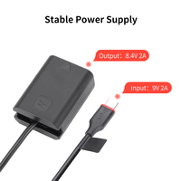 KingMa Adaptateur de batterie factice portable NP-FW50 Sony USB-C vers FW50, alimentation externe pour Sony A7 A7R2 A7M2 A6300 A6600