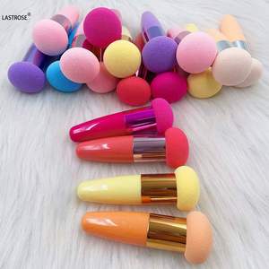 Powder Puff With <b>Handle</b> Round Head Foundation Cosmetic <b>Sponges</b> Mushroom Head Powder Puff Makeup <b>Sponge</b> - Product Image 1
