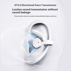 <strong>2</strong> In 1 Q10 Ear Clip Dual Audifonos Two Pairs Double <strong>TWS</strong> Earbuds Digital Display Noise Cancelling Wireless Earbuds - Product Image 5