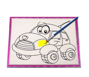 Juego de <span class=keywords><strong>pintura</strong></span> digital DIY Kindgarton <span class=keywords><strong>para</strong></span> adultos, <span class=keywords><strong>pintura</strong></span> acrílica por número en lienzo de vidrio, medios de papel - Product Image 5