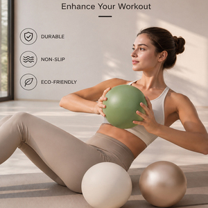 <span class=keywords><strong>Ballon</strong></span> <span class=keywords><strong>de</strong></span> Pilates Mini 22 cm en PVC Souple, Petit <span class=keywords><strong>Ballon</strong></span> <span class=keywords><strong>de</strong></span> Yoga pour Entraînement <span class=keywords><strong>de</strong></span> Base, Équilibre, Exercices Physiques à Domicile ou en Salle <span class=keywords><strong>de</strong></span> Sport pour Femme - Product Image 2