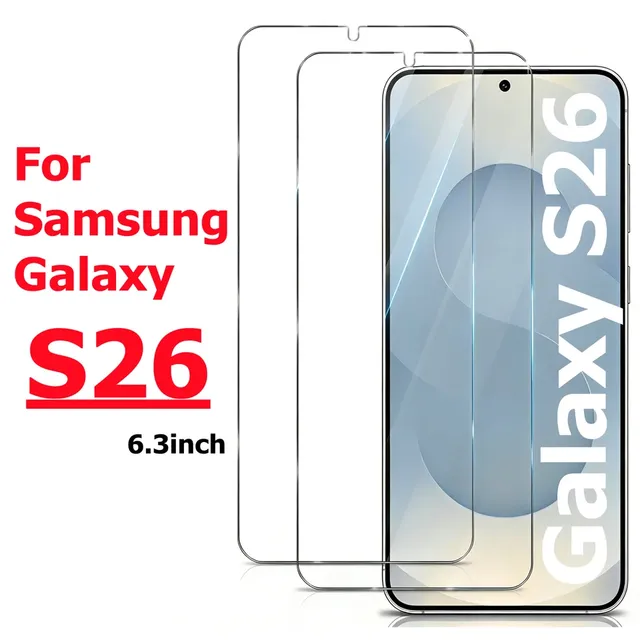 6.3 Inch Anti-Fingerprint & Anti-Scratch Tempered Glass Screen Protector for for S26