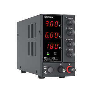 WANPTEK 30V 6A BENCH alimentatore regolabile DC, LED a 3 cifre, laboratorio, riparazione, DESIGN, scuola, ricarica, placca, NPS306W - Product Image 1