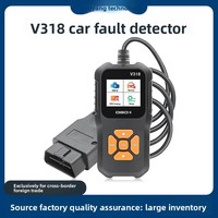 Escáner de Automóviles V318 Transfronterizo, Detector OBD II Multifunción y Multilingüe de 12-24 V, Instrumento de Diagnóstico de Fallas de Automóviles OLIVER