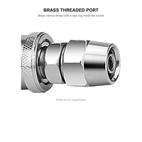 Raccord rapide pneumatique SANEITE 5*8mm, embout de tuyau à double conicité pour compresseur d'air, connecteur d'air métallique durable