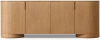 Meuble de salon moderne, console en bois, console multimédia avec tiroir de rangement, meuble TV, buffet à 4 portes