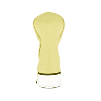 Housse de tête de club de golf personnalisée en toile PU/nylon avec logo couleur, fermeture magnétique, légère, durable, protection solaire, broderie, ODM/OEM