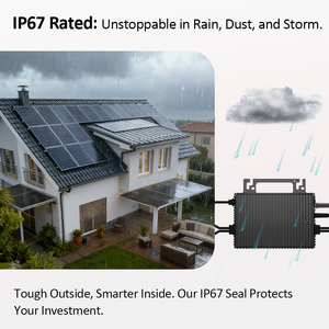 อินเวอร์เตอร์ขนาดเล็ก230VAC 1200วัตต์พร้อมระบบป้องกันการไหลย้อนกลับผ่าน WiFi สำหรับกระแสไฟที่ปล่อยออกสู่ระบบไมโครอินเวอร์เตอร์แบบกริด - Product Image 4