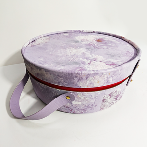 Boîtes télescopes en <span class=keywords><strong>papier</strong></span> gaufré robustes avec doublure en mousse et poignée pour mariages, souvenirs du Nouvel An, bonbons - Product Image 1