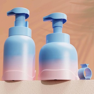 <span class=keywords><strong>Gel</strong></span> <span class=keywords><strong>douche</strong></span> à pompe à mousse de luxe et emballage de bouteilles de shampoing et d'après-shampoing cosmétique - Product Image 1