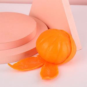 Nueva Llegada: Pelota Antiestrés de Frutas, Bolas Sensoriales Elásticas de Naranja con Cuentas de Agua, Juguetes TPR para Aliviar la Ansiedad para Niñas y Niños - Product Image 4