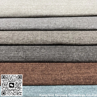 100% Polyester Chine Usine Rembourrage Canapé Chaise Couverture Velours Tissu Lin