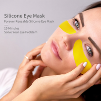 Patch pour les yeux anti-rides réutilisable, non absorbant, ultra fin, en silicone de qualité médicale, plusieurs formes et couleurs, respectueux de la peau, sans colle