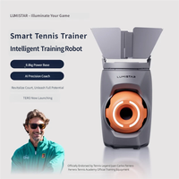 Robot de Entrenamiento de Tenis Lumistar Tero Smart AI Profesional, Portátil y Ligero, con 4 Horas de Duración de Batería, para Interiores y Exteriores, con Más de 100 Pelotas