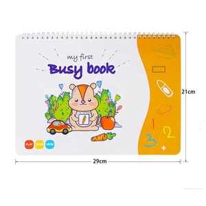 Venta al por mayor <span class=keywords><strong>libro</strong></span> ocupado iluminación dibujos animados <span class=keywords><strong>libro</strong></span> con tapa juguete tridimensional gancho y bucle <span class=keywords><strong>libro</strong></span> silencioso - Product Image 5