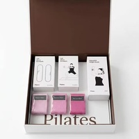 Kit Pilates Durable pour Routine Matinale - Pack 5 pièces : Palette Couleurs Lever de Soleil, Heure Dorée, Printemps Silencieux (<28dB) et Tapis-Wrap