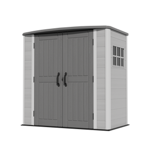 Caseta <span class=keywords><strong>de</strong></span> Jardín Plana - Armario <span class=keywords><strong>de</strong></span> <span class=keywords><strong>Almacenamiento</strong></span> <span class=keywords><strong>Exterior</strong></span> <span class=keywords><strong>de</strong></span> Plástico Ecológico y Duradero para Herramientas <span class=keywords><strong>de</strong></span> Jardín - Product Image 1