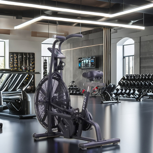Vélo d'assistance à la résistance MB-300 Heavy-Duty Commercial <span class=keywords><strong>Assault</strong></span> Air <span class=keywords><strong>Bike</strong></span> |   Vélo d'exercice cardiovasculaire d'intérieur à haute résistance au vent - Product Image 6