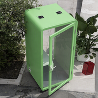 PYinC |   Cabines insonorisées vertes, cabines téléphoniques et pods de bureau adaptés aux appels individuels, mobiles et fixables