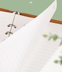 Custom Engraved A5 Tri-Fold Business <strong>Notebook</strong> Set with 100 Sheets Leather Cover Spiral Style Pen Slot Packaging Gift - Product Image 4