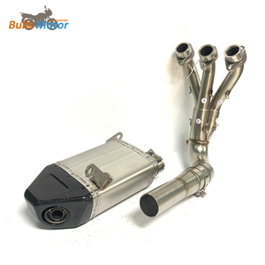 Système d'Échappement Complet Moto pour Yamaha <span class=keywords><strong>MT09</strong></span> FZ09 2021 + <span class=keywords><strong>Silencieux</strong></span> d'Échappement - Product Image 3