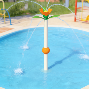 Fleur aquatique rotative en <span class=keywords><strong>acier</strong></span> inoxydable pour parc aquatique, jeux pour aire de jeux aquatique et <span class=keywords><strong>piscine</strong></span> - Product Image 1