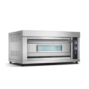 Kommerziellen edelstahl Gas Backen Ofen 220V/380V Timing Control Pizza Ofen Kuchen Brot Eierkuchen Backofen