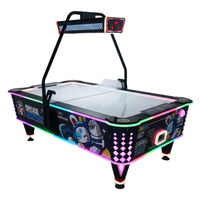 Machine de jeu de hockey d'intérieur pour deux joueurs, machine d'arcade de hockey spatial à pièces