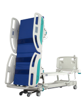 AOLIKE Schlaganfall und Rückenmarksverletzung Physiotherapie Elektrisches Kipp-Krankenhausbett Motorisiert 0-90 Grad Verstellbar zum Aufstehen