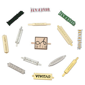 Custom Metal <b>Luggage</b> <b>Tags</b> Letter Design Fashionable Personalized Name <b>Tags</b> for Handbags Backpacks Accessories - Product Image 2