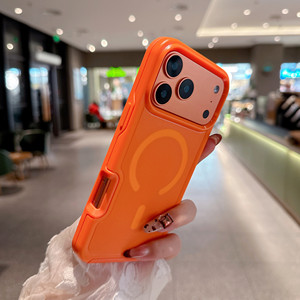 Funda Protectora para Teléfono <span class=keywords><strong>iPhone</strong></span> Air 16 15 14 <span class=keywords><strong>13</strong></span> 17 <span class=keywords><strong>Pro</strong></span> <span class=keywords><strong>Max</strong></span>, Resistente a Impactos, PC+TPU, Acabado Mate, Carga Inalámbrica, Magnética, Anti-caídas, Diseño Simple - Product Image 2