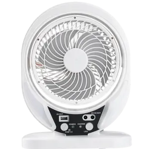 Led lamba çok fonksiyonlu 2023 ile güneş fanı yeni model 8 inç mini fan masa fanı