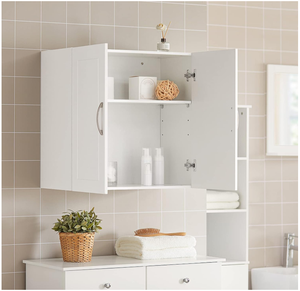 Armoire murale WenFengODM/OEM pour buanderie, pharmacie, <span class=keywords><strong>salle</strong></span> <span class=keywords><strong>de</strong></span> <span class=keywords><strong>bain</strong></span>, cuisine et garage - Étagère réglable blanche FRG231-W - Product Image 1