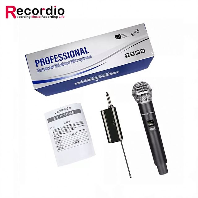 GAW-58P Wireless Handheld Dynamic Microphone with Noise Cancelling ABS Material High Quality