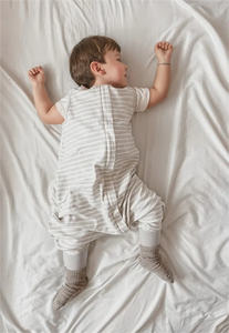 Sac de couchage sans manches 100 % laine mérinos biologique pour enfants, respirant et chaud, avec fermeture éclair, pour tout-petits, avec emplacements pour les pieds - Product Image 2